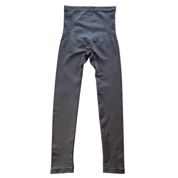 ShaperMint Black High Rise Ankle Length Leggings Size M - Picture 2 of 6